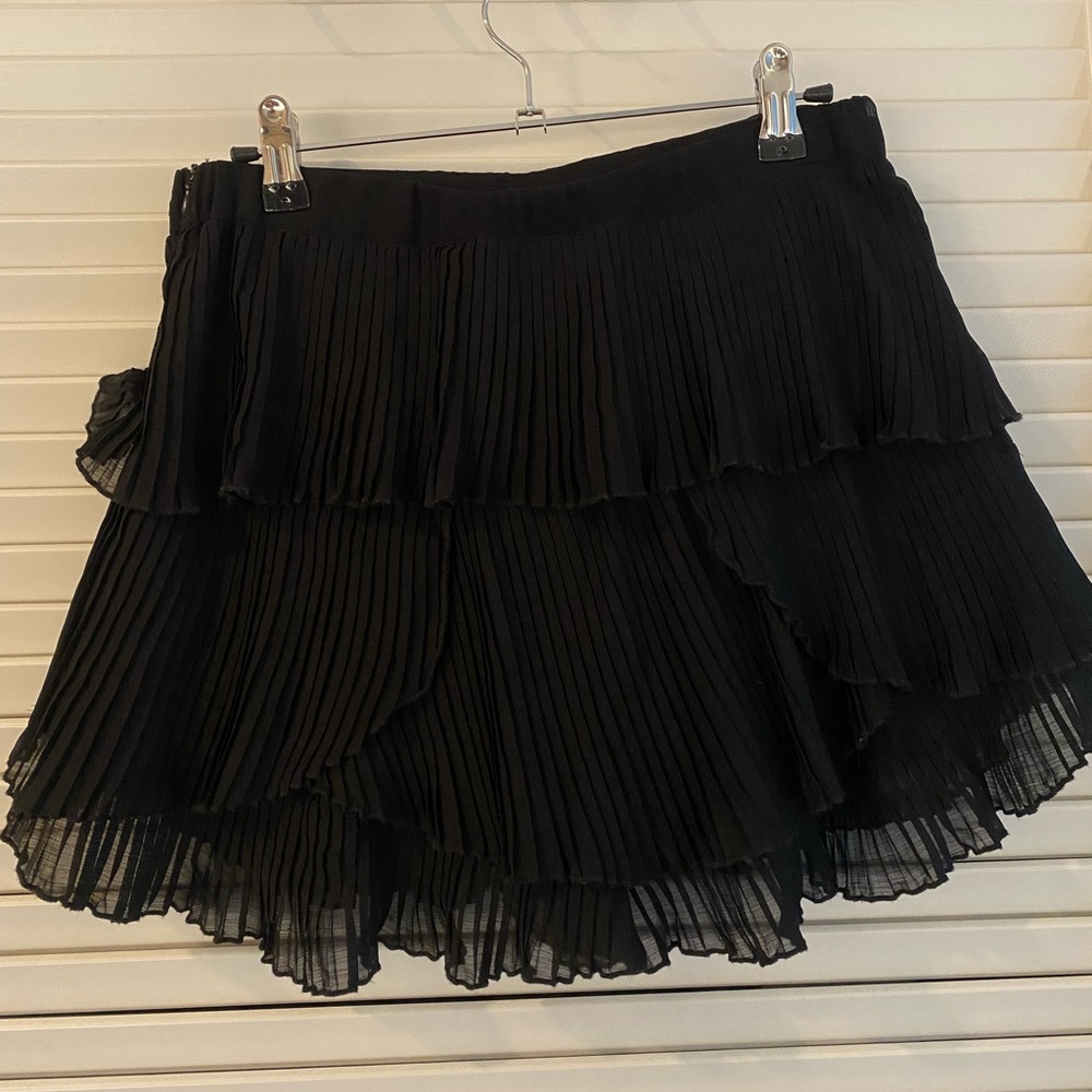 COPY - ZARA - Ruffled Pleated Skort